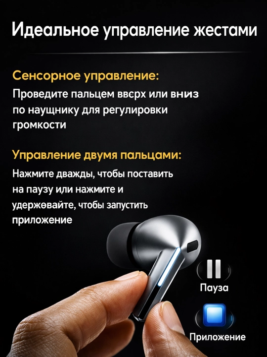 Galaxy Buds 3 Pro simsiz quloqchinlari, bluetooth quloqchin, shovqinni kamaytirish