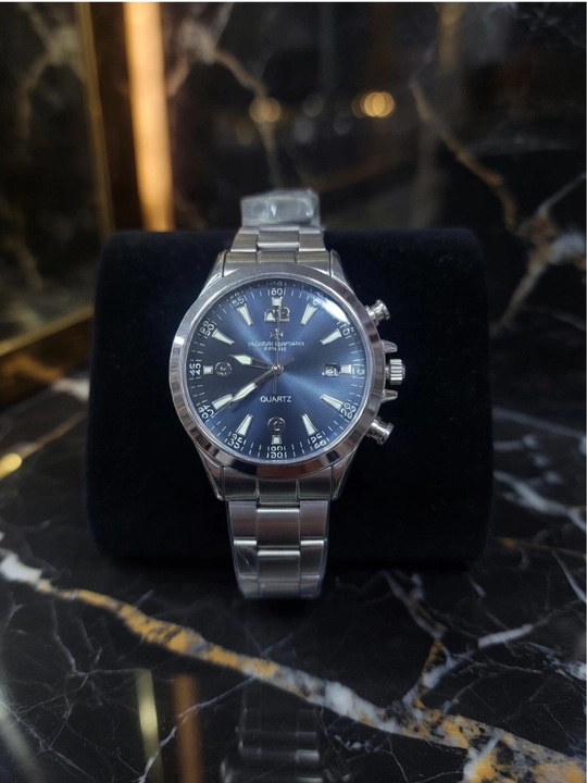 Vacheron Constantin klassik kumush rangli erkaklar soati