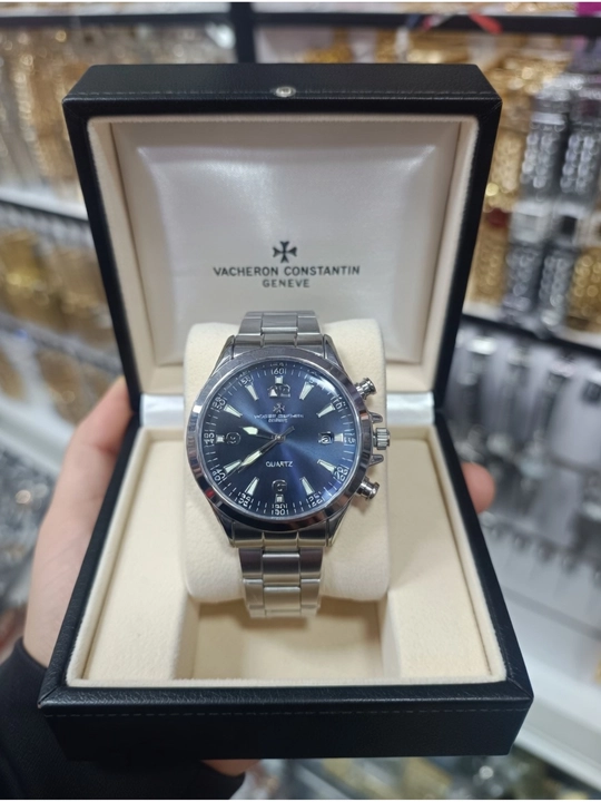 Vacheron Constantin klassik kumush rangli erkaklar soati - 