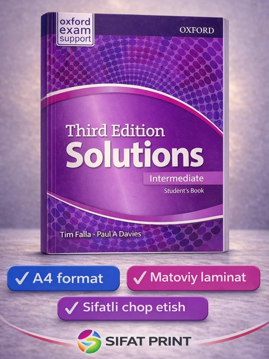 Solutions Third Edition, Elementary, Pre-Intermediate, coursebook, with workbook