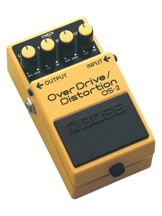 Boss OS-2 Overdrive/Distortion, elektro-gitaralar uchun effekt pedali - 