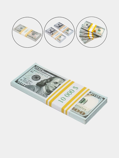 Доллар сувенир, ненастоящие деньги $ 100 долларов США