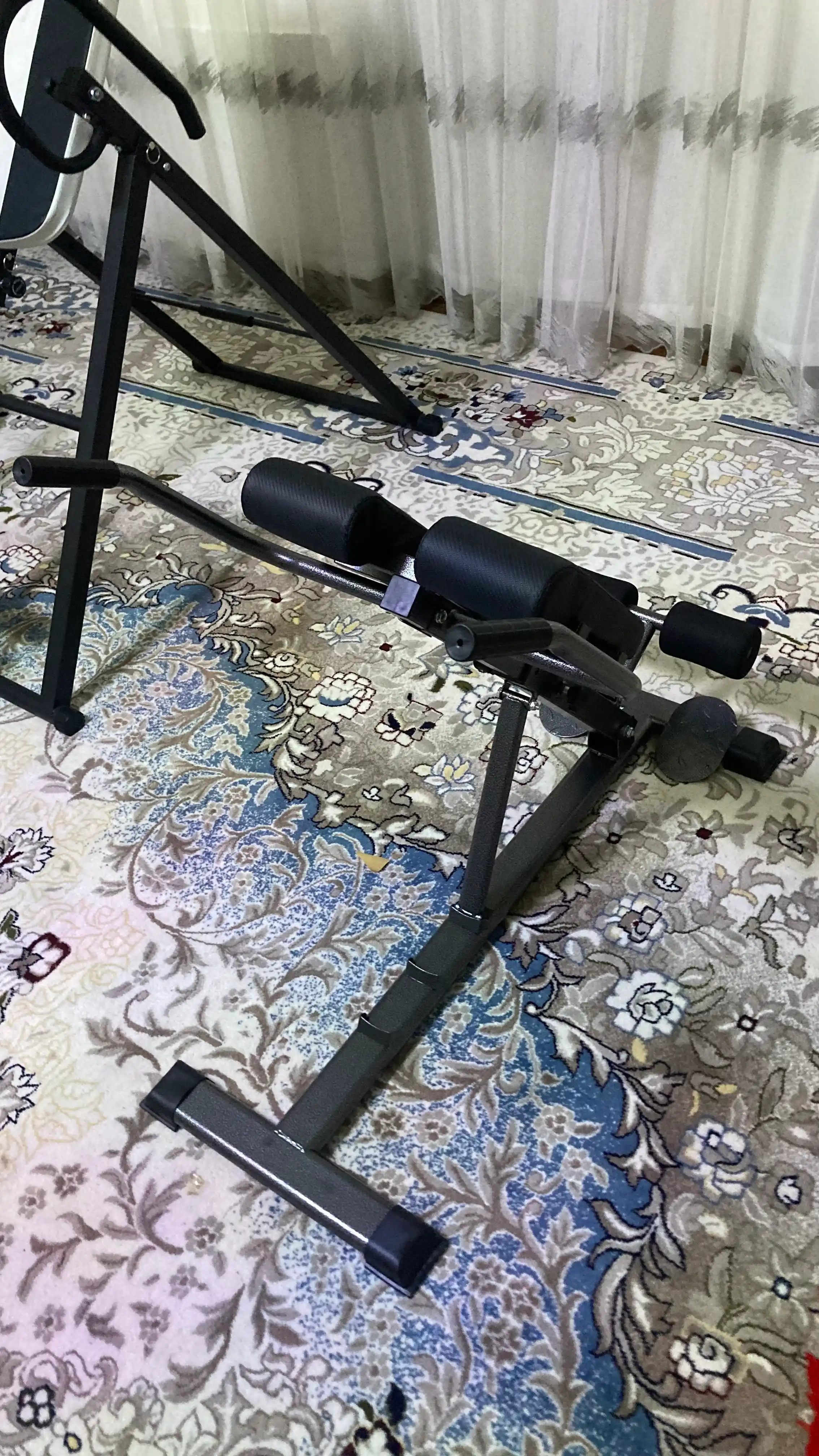Скамья для гиперэкстензии Dreamfit, тренажёр для спины, пресса и ягодиц, регулируемый угол