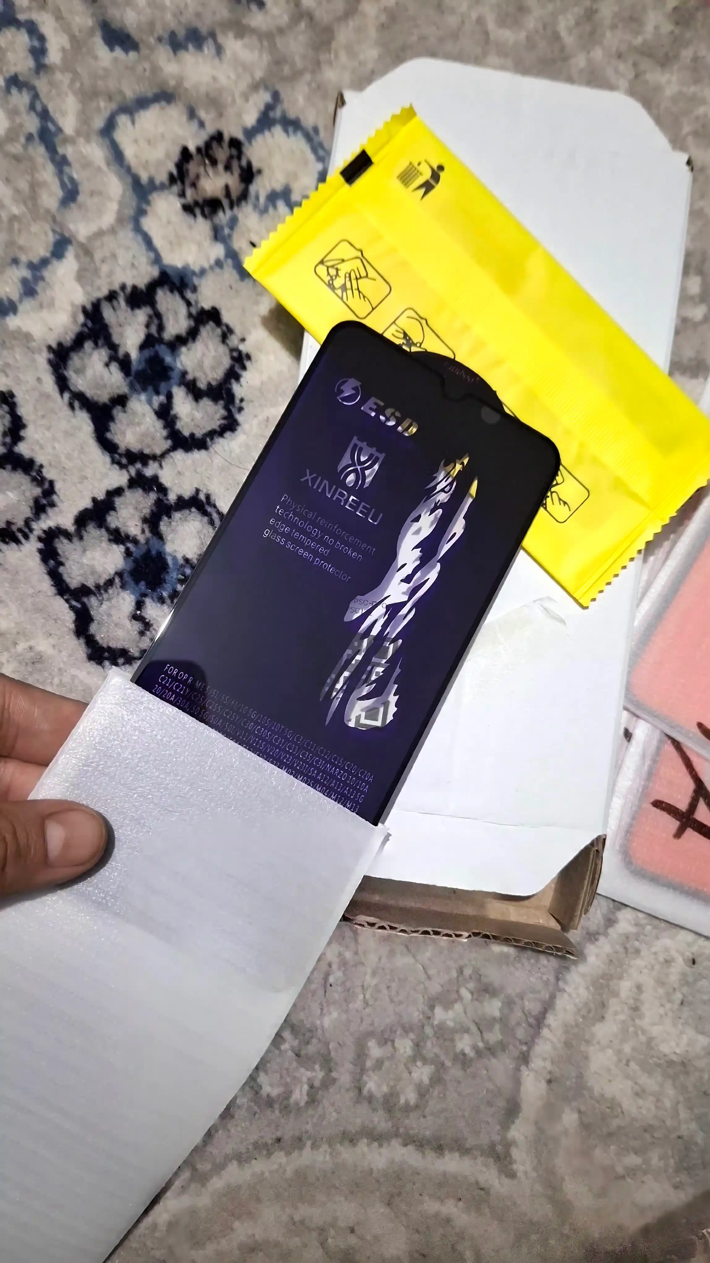Samsung Galaxy A18, A08, A17, A57, A07, A16, A56, A06, A55, A15, A53 uchun himoya oynasi