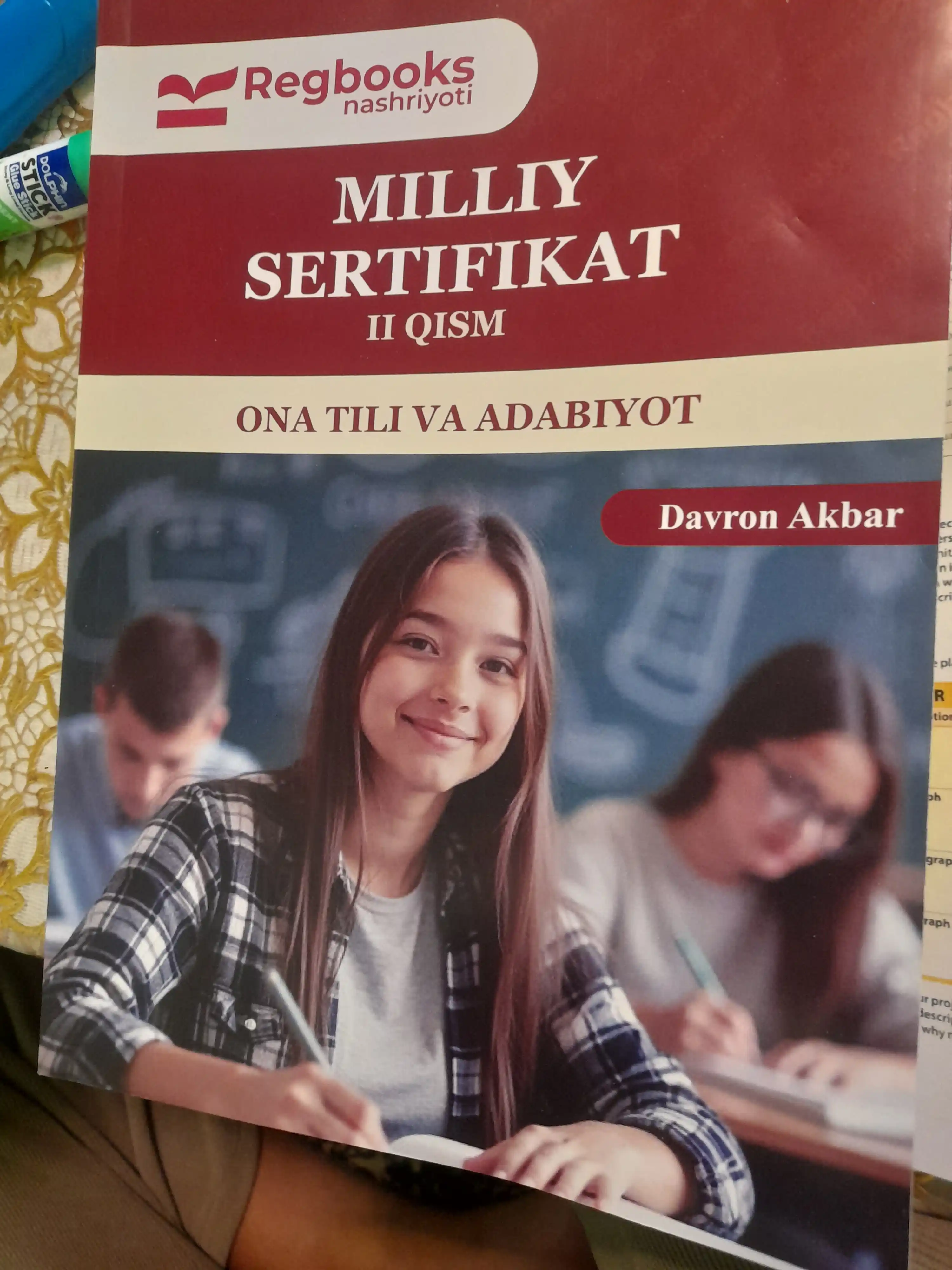 Ona tili va adabiyot Milliy sertifikat 2-qism Davron Akbar, tahrirlangan 2026 yil nashri