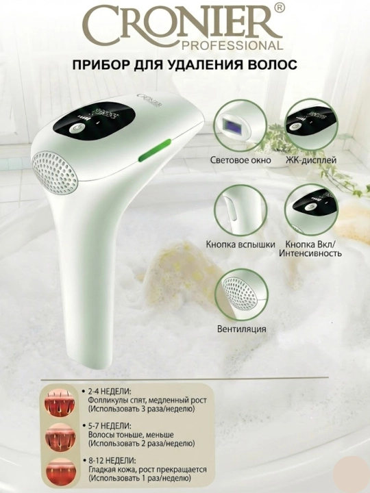 Fotoepilator lazer, uy sharoitida bir zumda keraksz tuklardan qutiling - 