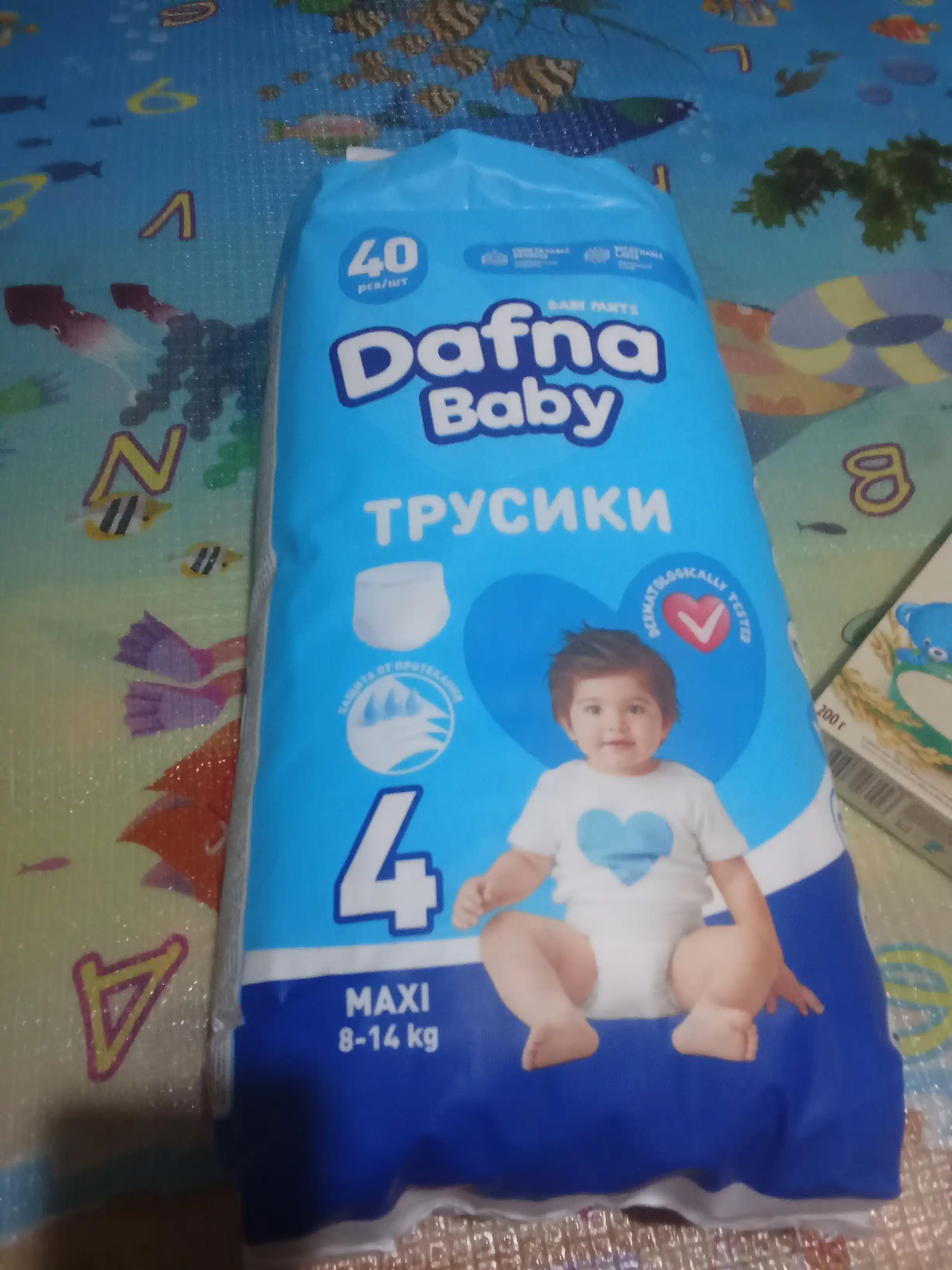 Bolalar tagliklari Dafna baby trusikchali, o'lchami 2, 3, 4, 5, 6