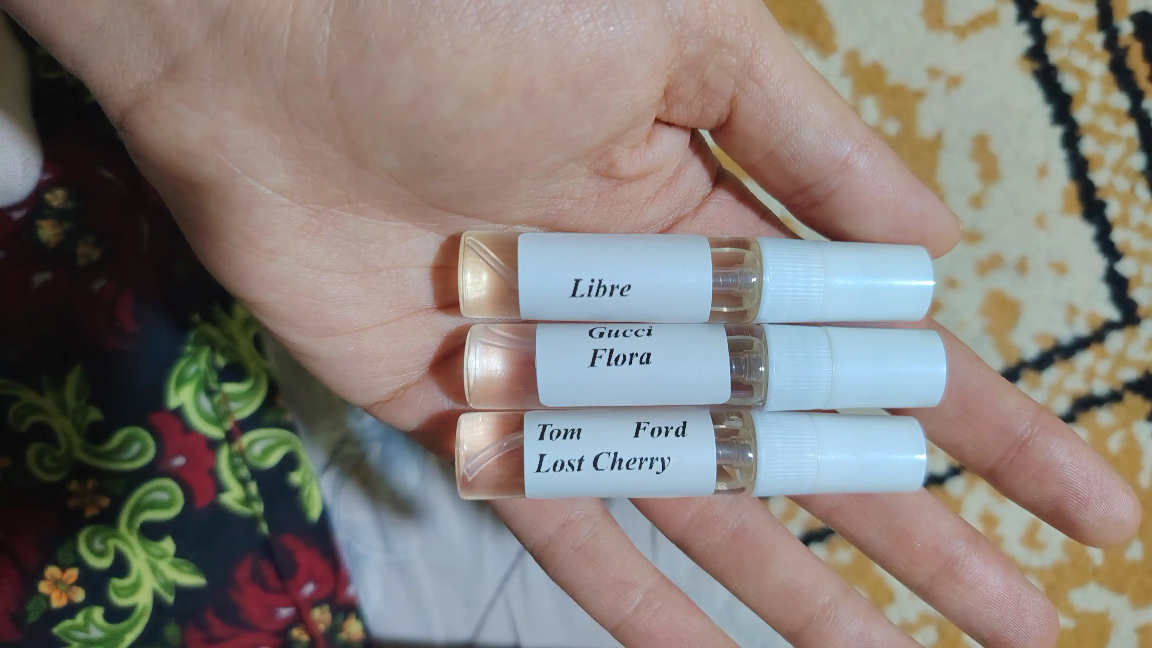 Набор духов для женщин Libre, Tom Ford Lost Cherry, Gucci Flora, 3 в 1