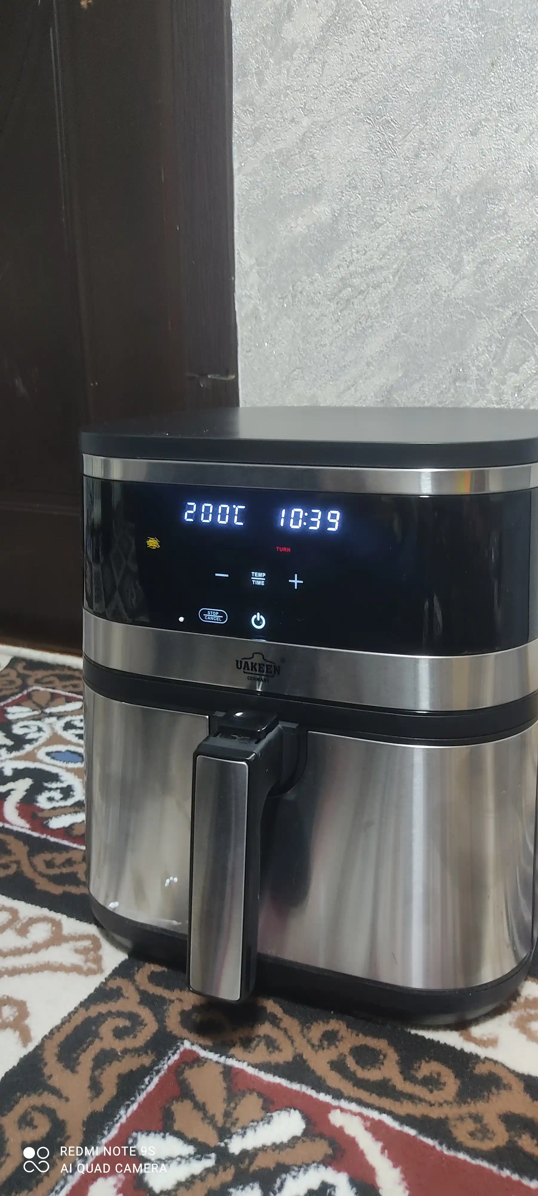 Smart Aerogril, yog'siz pishirish uchun multipech, 10 tasi 1, fritz, 10 litr, 3600 Vt