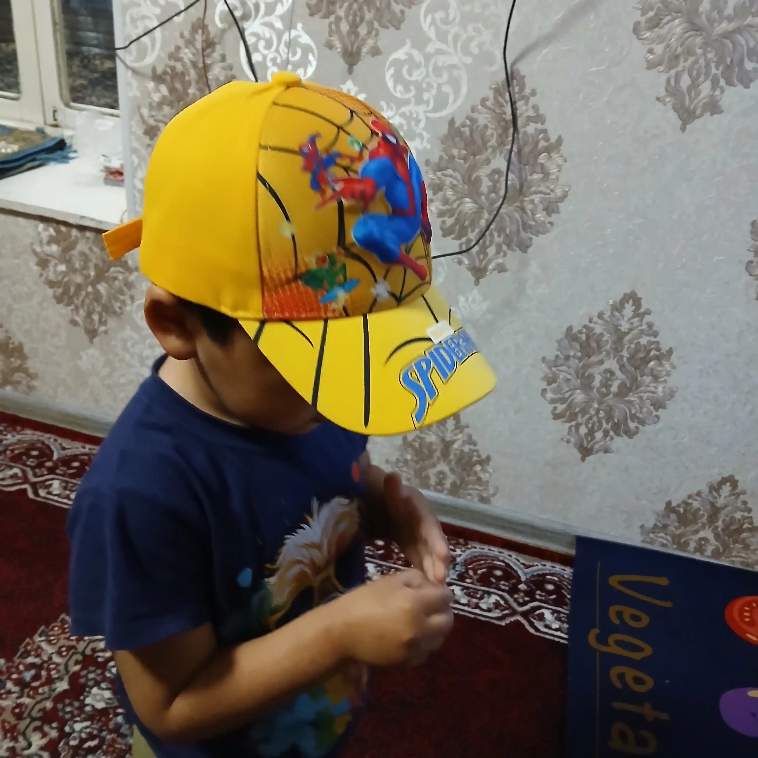 Детская кепка Spider-Man Человек-паук, летняя кепка для мальчиков, защита от солнца
