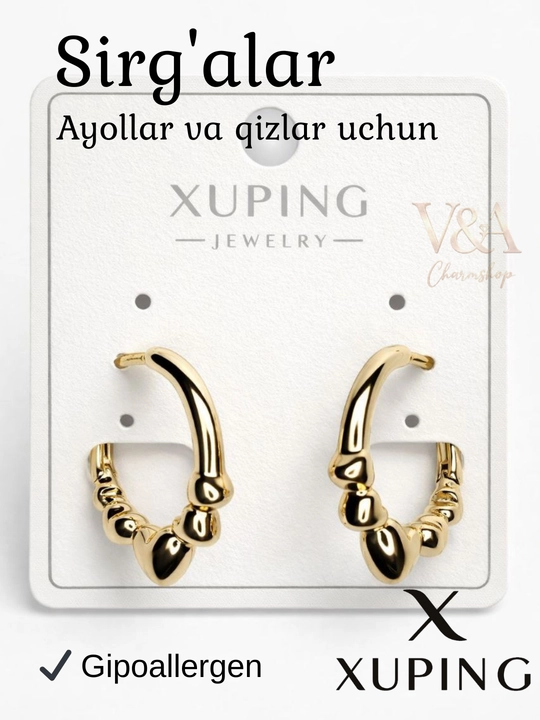 Детские серьги Xuping для девочек, маленькие