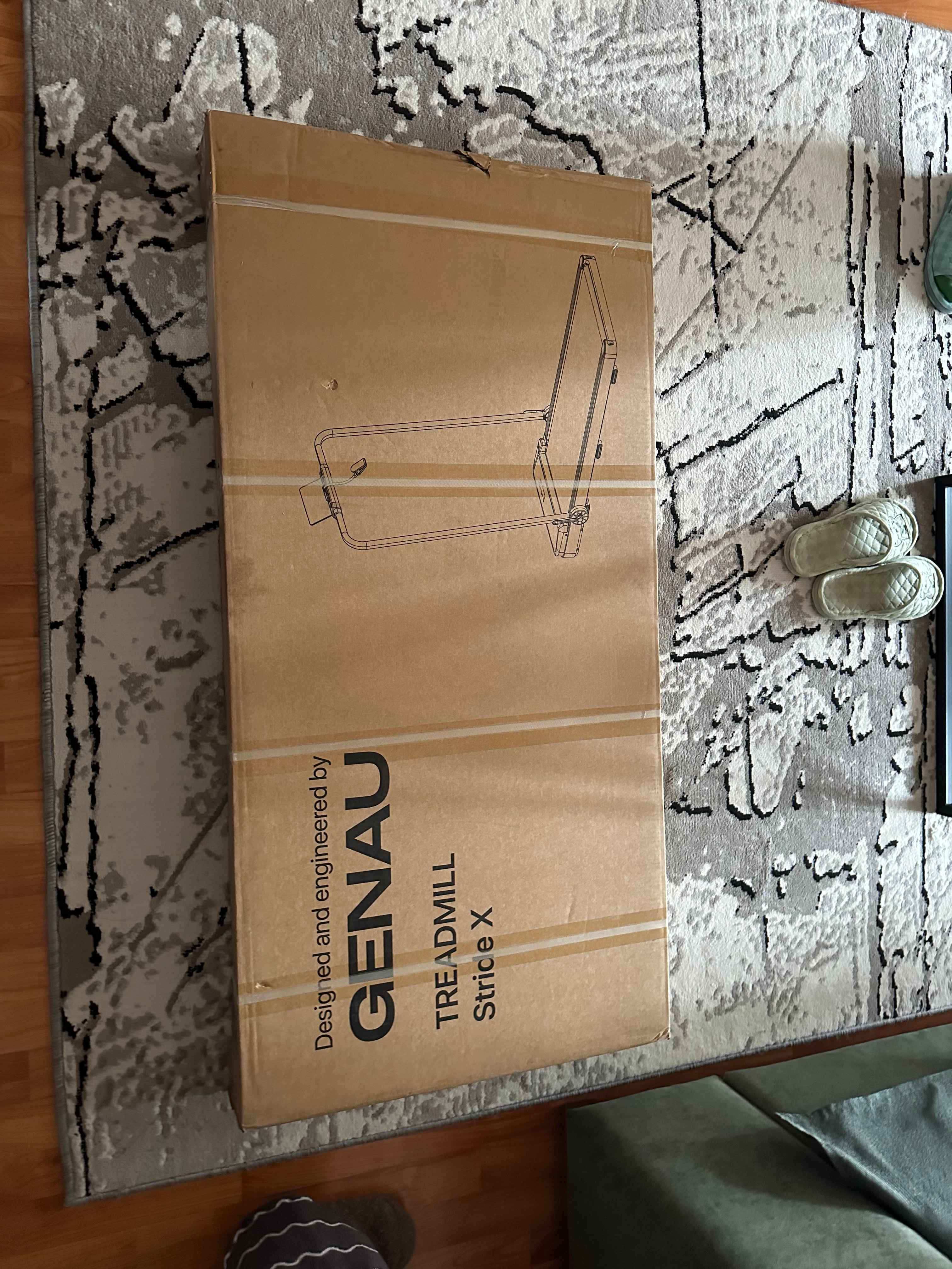 Беговая дорожка Genau New Stride X, бесшумная, до 110 кг, RT2-19B