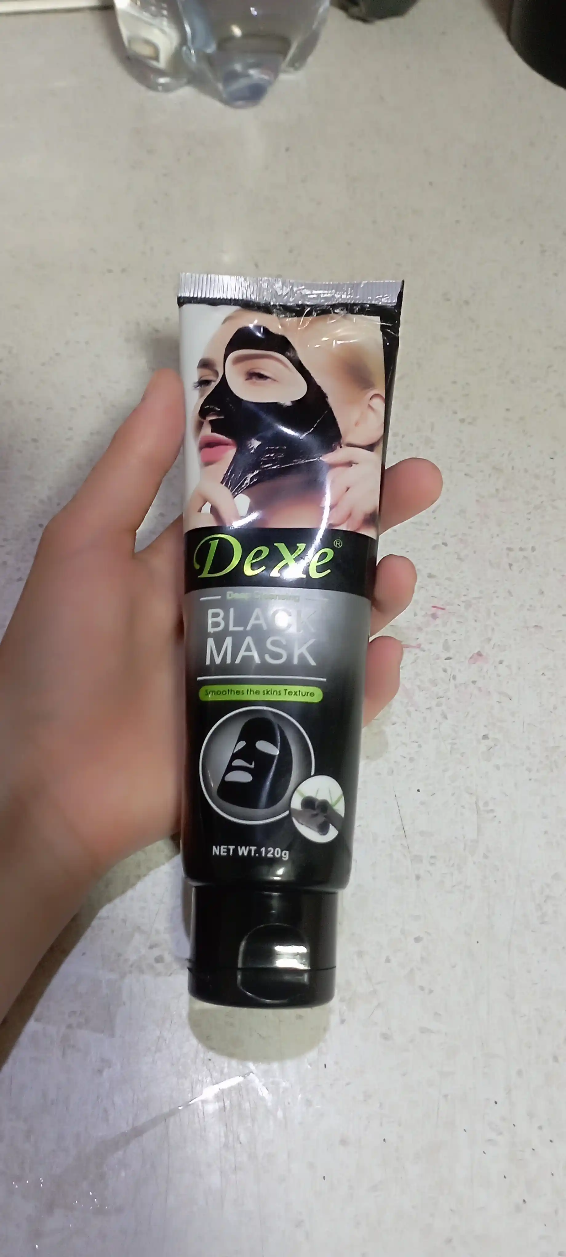 Очищающая черная маска Dexe Black Mask, пилинг для лица, 120 г