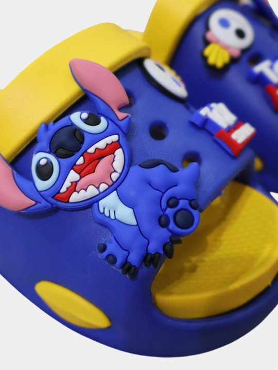 Кроксы открытые для мальчиков и девочек,стич,stitch,Таиланд, 18-22 размер