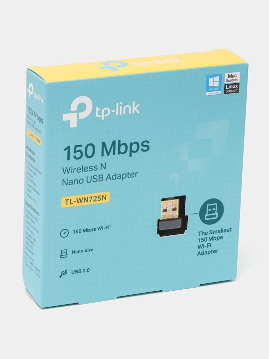 Wifi adapter TP-Link TL-WN725N 150Mbps Wi-Fi Nano USB Adapter - 