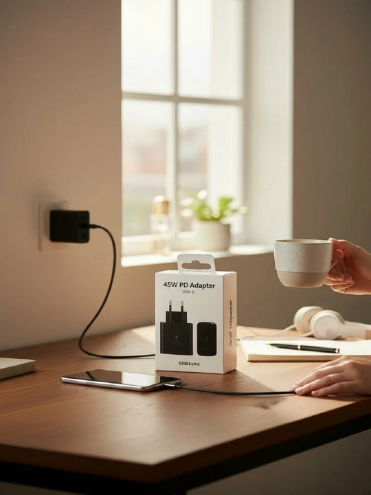 Samsung 45W USB-C tez zaryadlovchi adapter (Fast Charge PD)