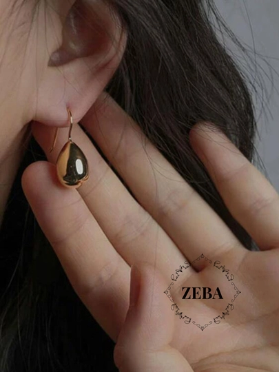 Серьги женские, разные формы — ZEBA-ZIRELEG-МОЛОЧ