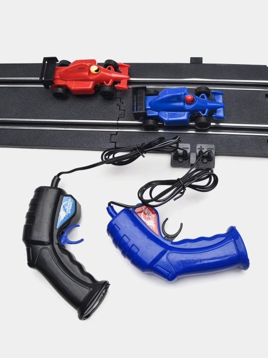 Детская гоночная трасса (автотрек) Slot Track Racing, 2 машинки, управление с пульта