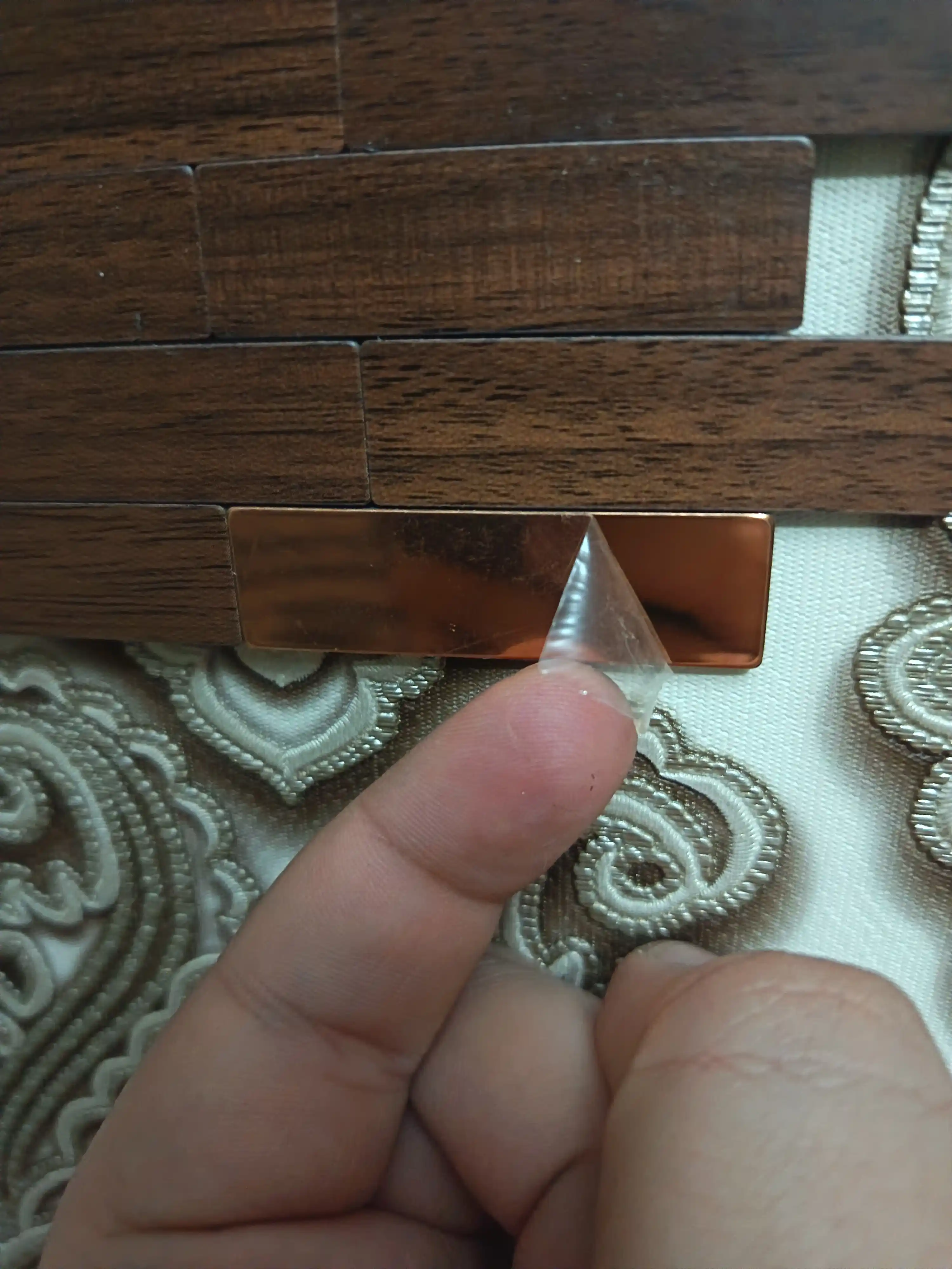 Devor uchun o‘zi yopishadigan mozaikali qattiq pvx panel 30.3 × 27.5 sm, bezakli 3D panel
