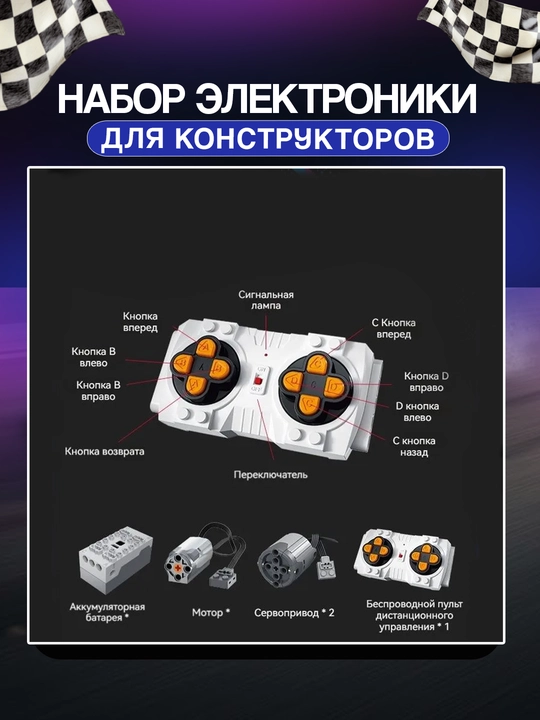 Katta konstruktor sport mashina, bolalar uchun yig‘iladigan avtomobil o‘yinchoq modeli