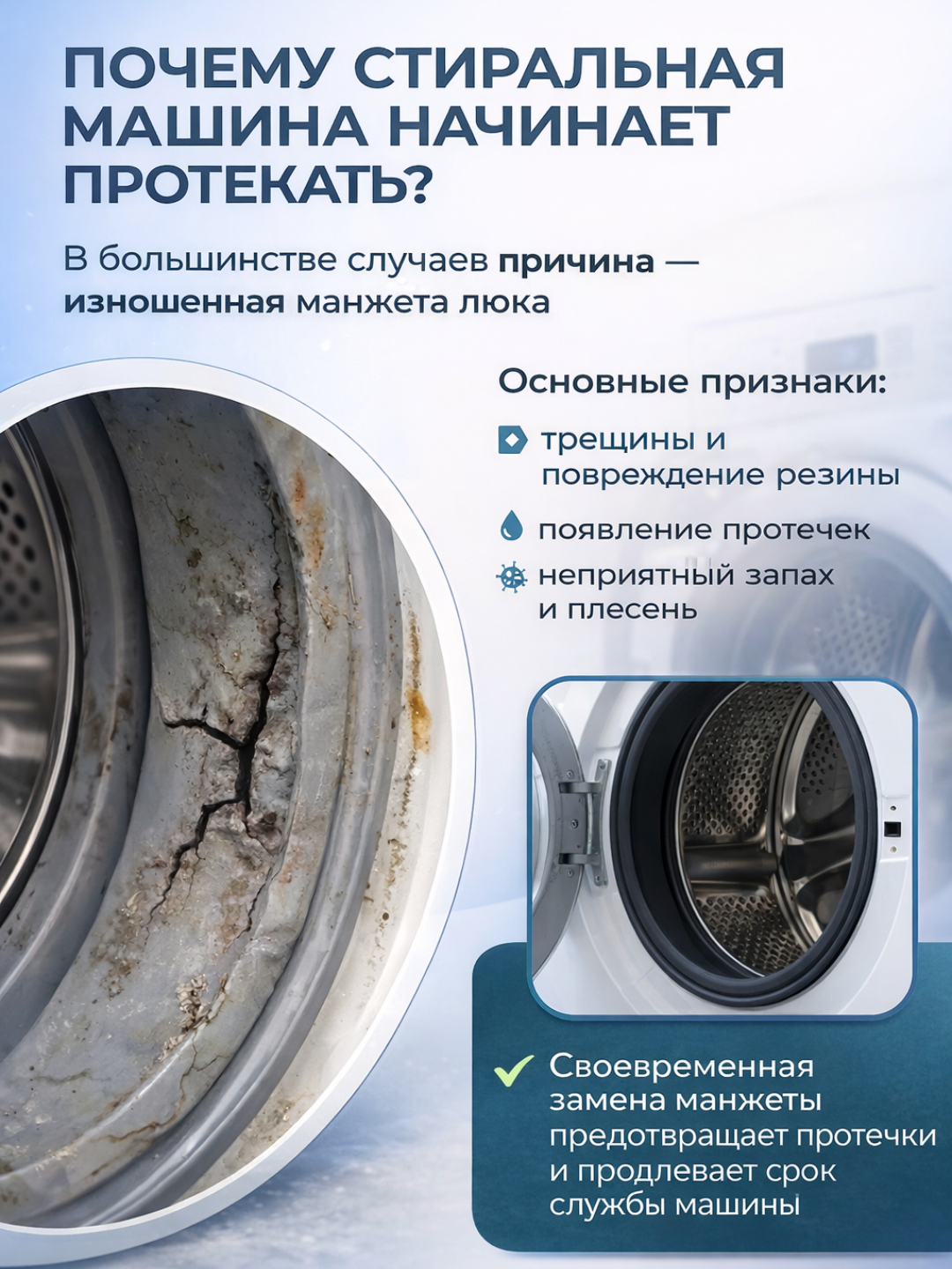 Манжета люка для стиральной машины Haier 0020301453A