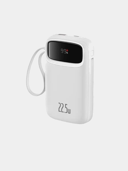 Зарядное устройство Power Bank 10000Ма 22.5W с кабелямиType-c+ Lighting Fast Charge 