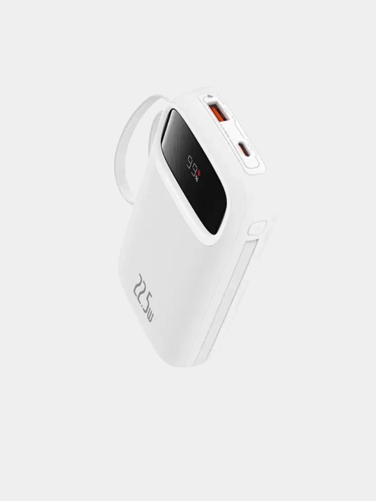 Зарядное устройство Power Bank 10000Ма 22.5W с кабелямиType-c+ Lighting Fast Charge 