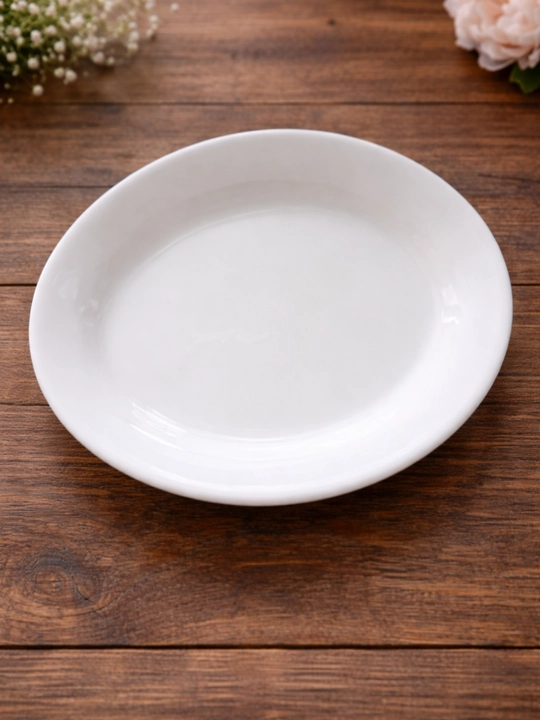 20 × 14 sm o‘lchamdagi oval tarelka - 