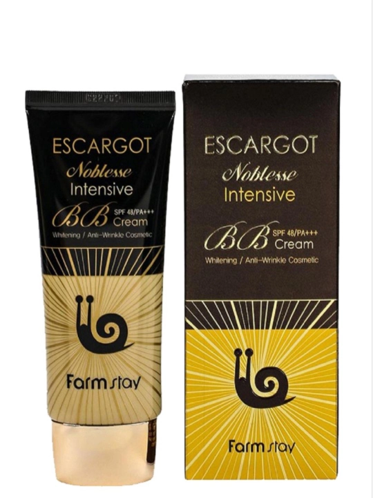 Farm Stay Escargot Noblesse Intensive BB Cream, 50 ml — BB крем с экстрактом улитки 46+++  - 