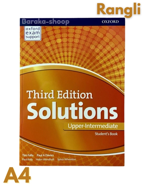 Solutions third Edition. Elementary, Pre-intermediate, Intermediate. Studentbook+Workbook