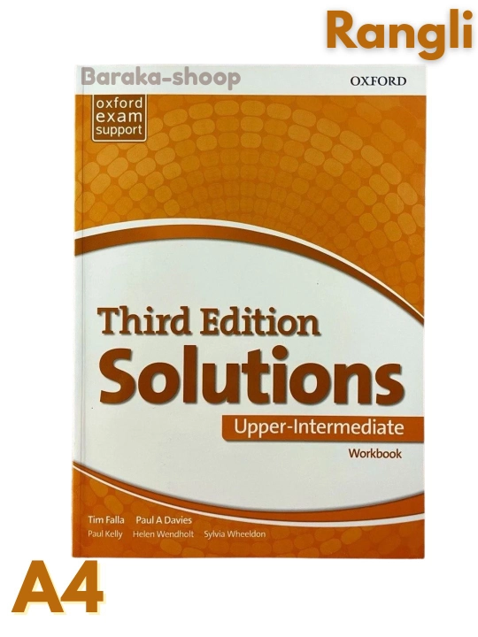 Solutions third Edition. Elementary, Pre-intermediate, Intermediate. Studentbook+Workbook