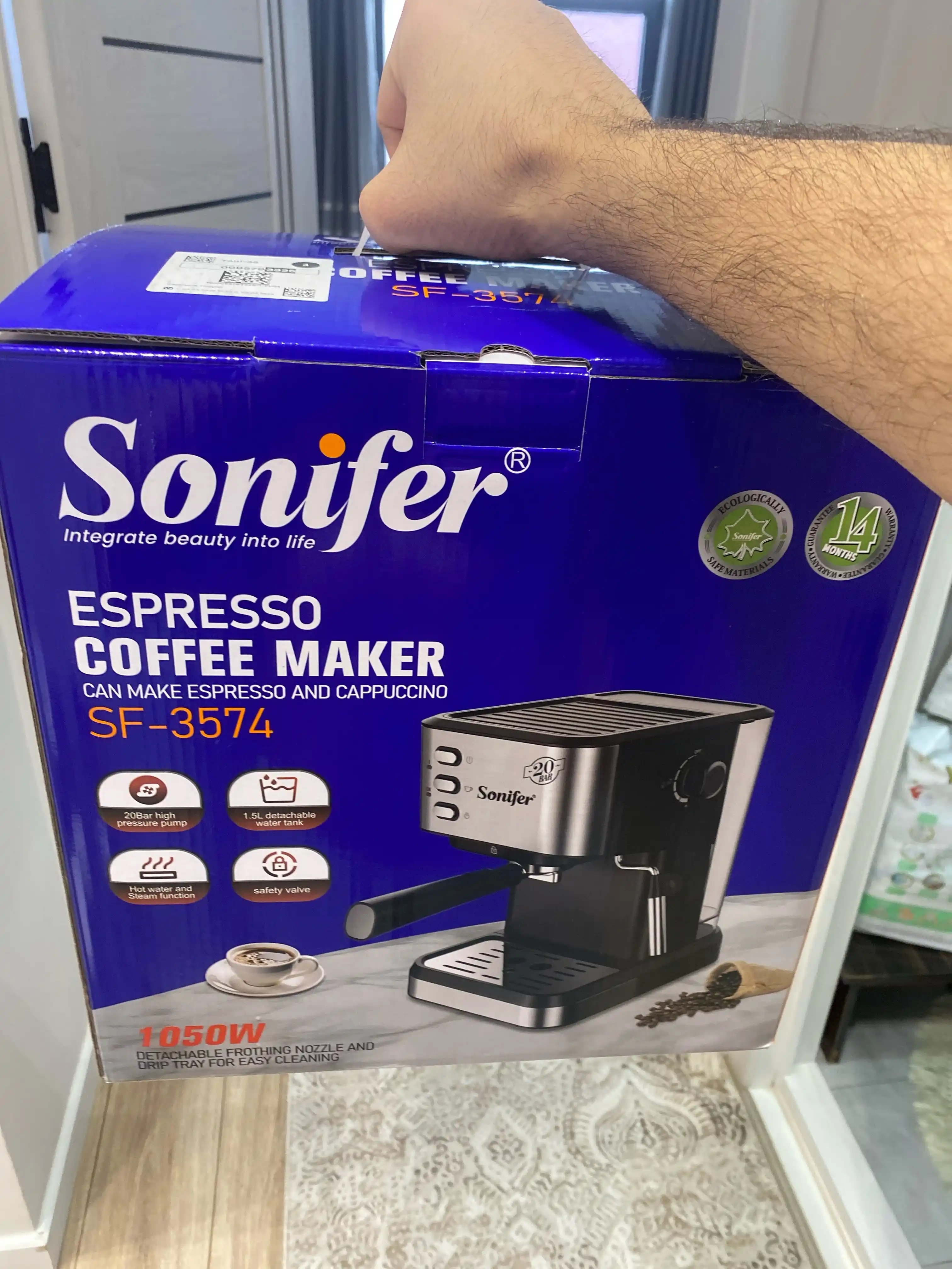 Kofemashina, Espresso latte va kapuchino Sonifer SF-3575, SF-3605, 3599 kofe aparat