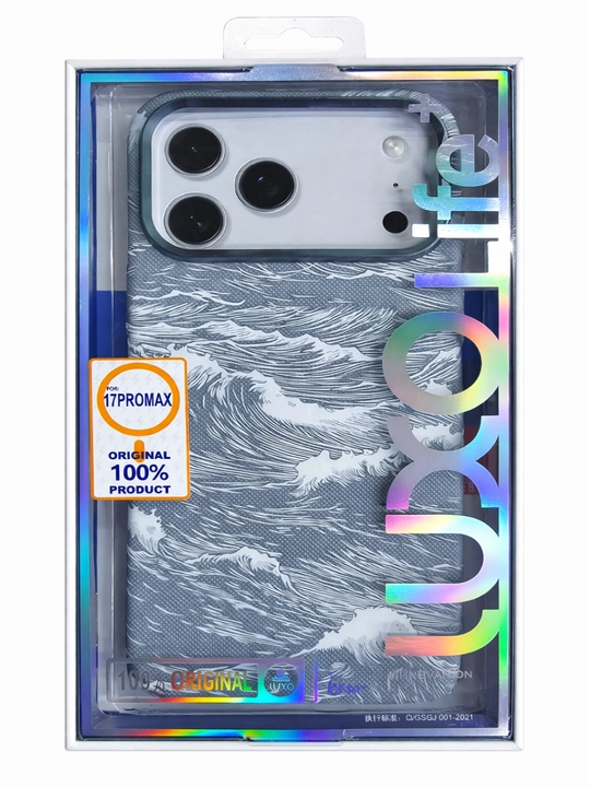 IPhone 17 Pro Max uchun Luxo Carbon Magsafe magnitli g'ilofi