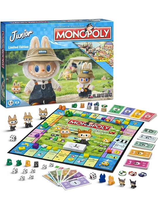 Monopoly Junior настольная игра для детей, интересная стратегическая семейная игра - 