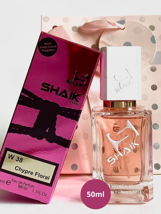 SHAIK №38 – Chanel Chance ayollar atiri, shypre gulli aromat, 50 ml - 