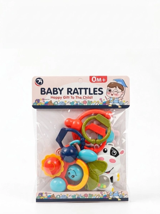 ​Развивающий набор погремушек-прорезывателей "BABYE SERIES", 8 шт - 
