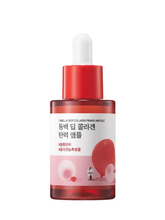 Round Lab Camellia Deep Collagen Firming Ampoule — kameliya va kollagen ampula 30 ml - 