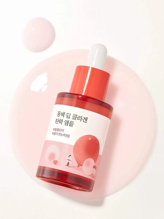 Round Lab Camellia Deep Collagen Firming Ampoule — kameliya va kollagen ampula 30 ml