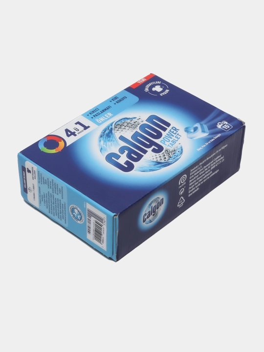 Таблетки Calgon Power Tablet 4 в 1 для очистки стиральной машины, 15 шт