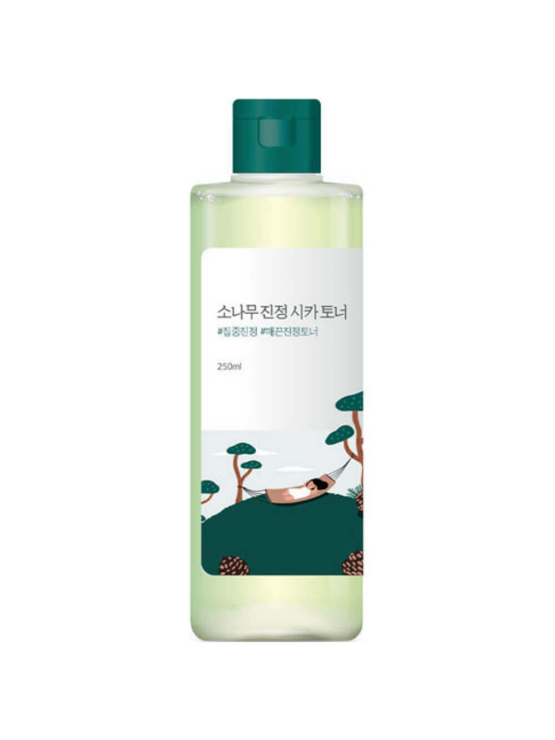 Round Lab Pine Calming Cica Toner — qarag‘ay va centella ekstraktli tonik, 250 ml - 