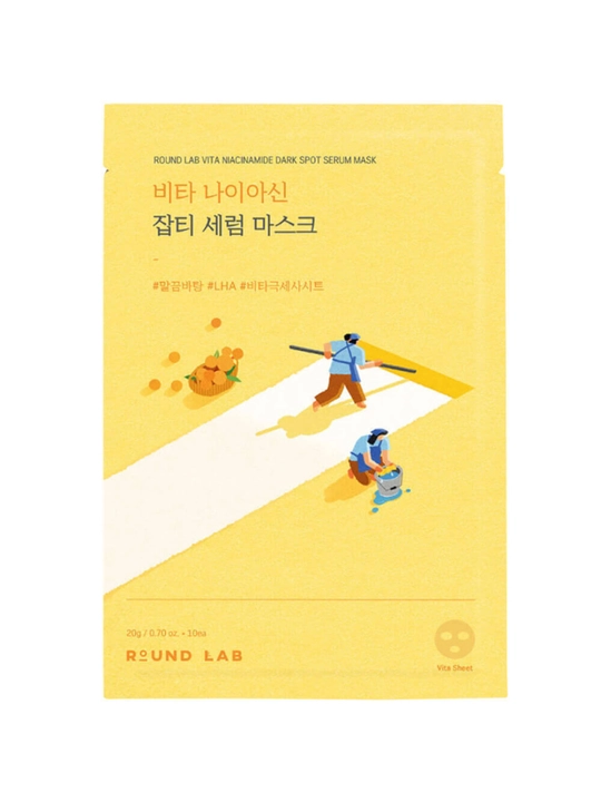 Round Lab Vita Niacinamide Dark Spot Serum Mask — niatsinamidli yorqinlashtiruvchi niqob - 