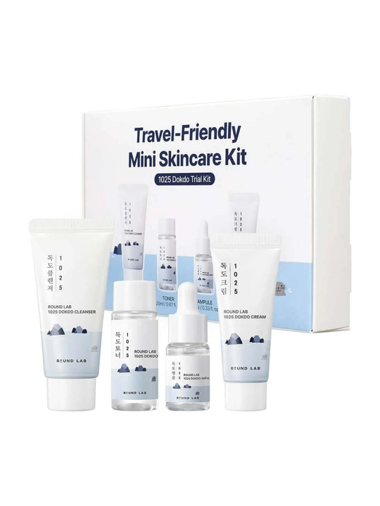 Round Lab 1025 Dokdo Travel-Friendly Mini Skincare Kit — mini parvarish to‘plami - 