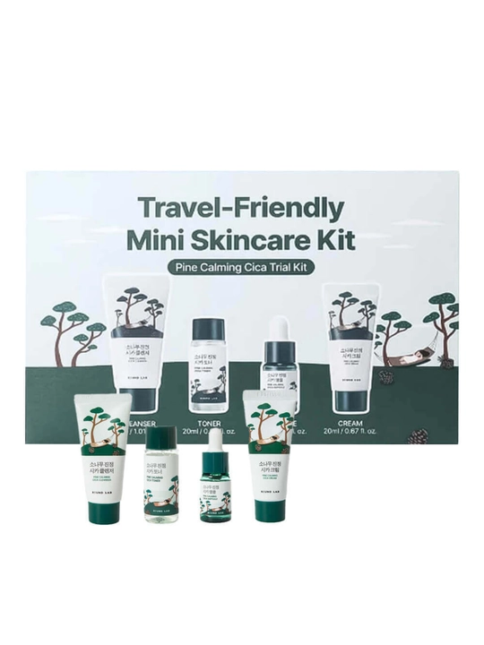 Round Lab Pine Calming Cica Travel Mini Skincare Kit — qarag‘ayli mini parvarish to‘plami - 