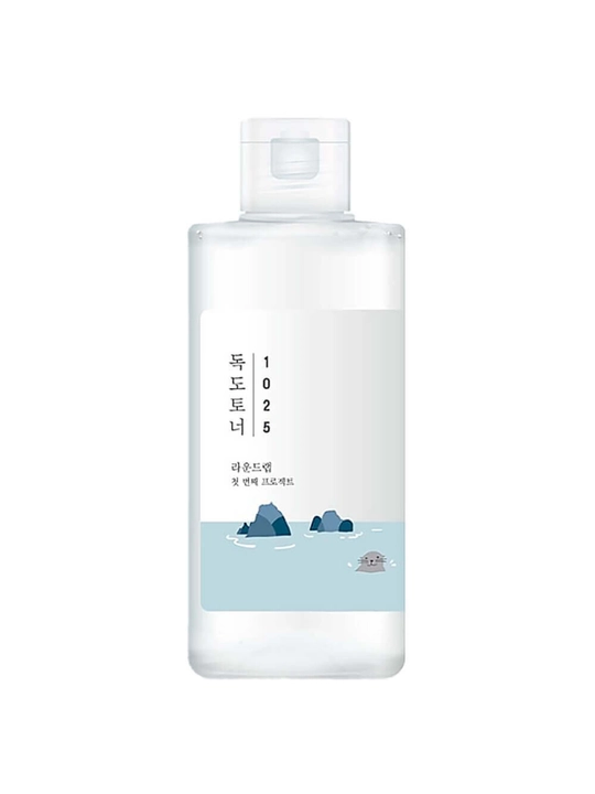 Round Lab 1025 Dokdo Toner 200 ml — dengiz suvi bilan eksfoliatsiya qiluvchi tonik