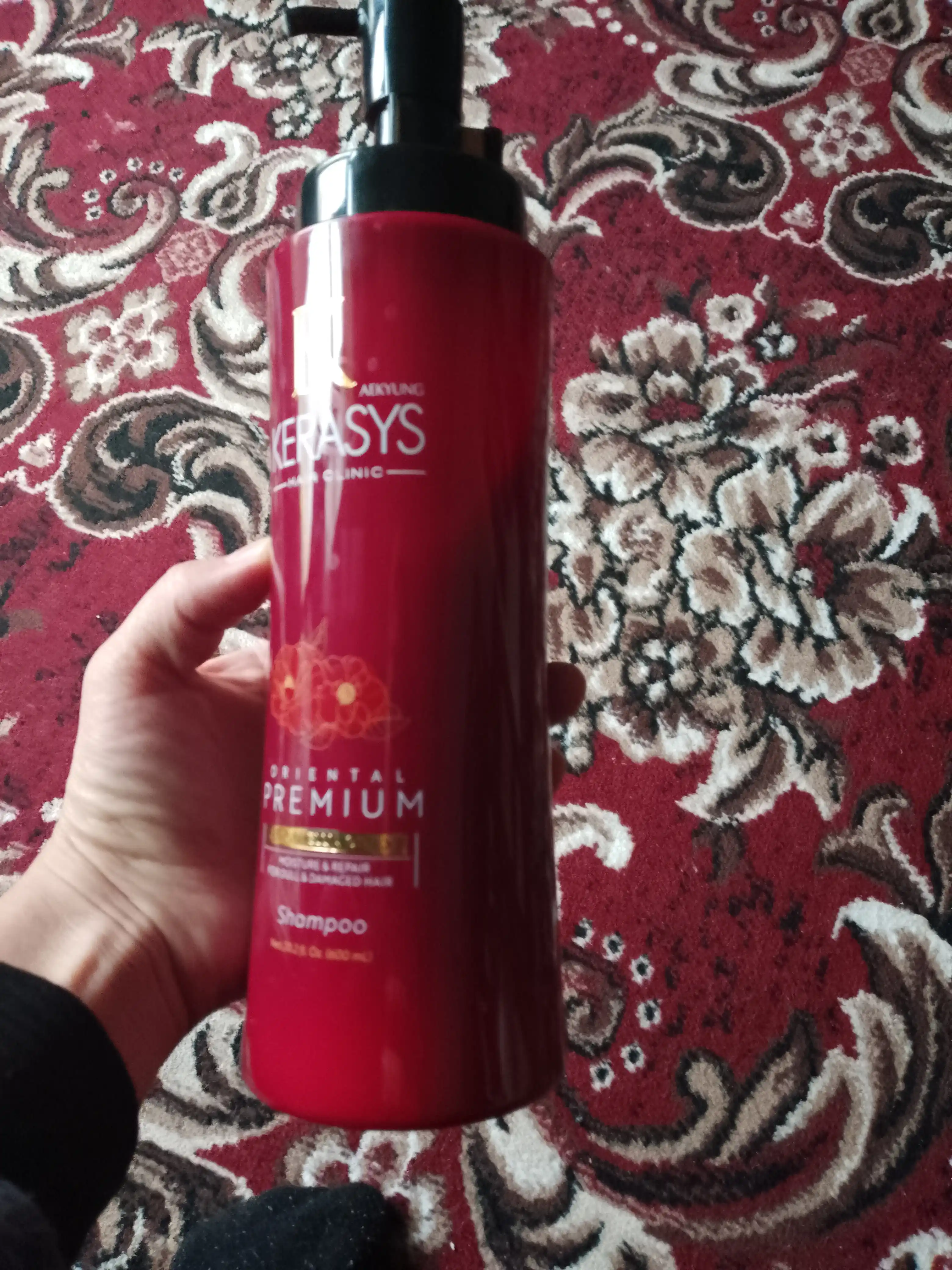 Shampun ayollar uchun keratinli, soch to'kilishiga qarshi Kerasys Oriental 600 ml