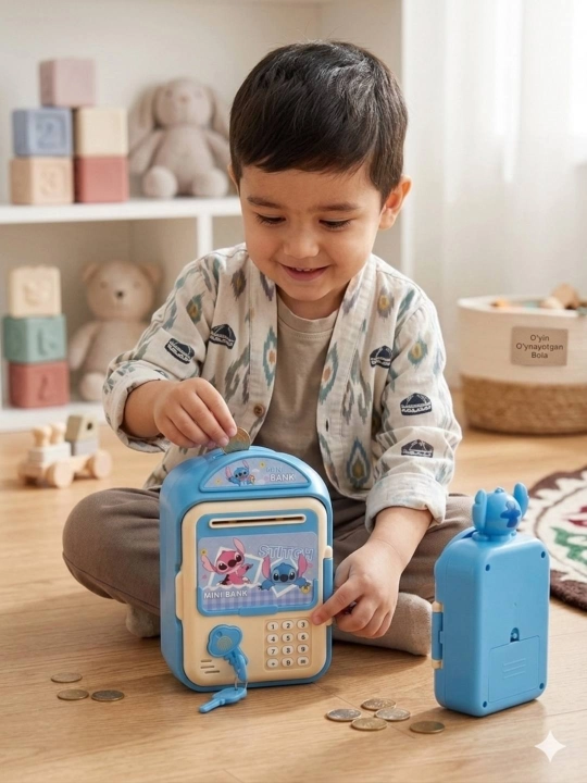 Stitch bolalar elektron seyf-jamg'armasi