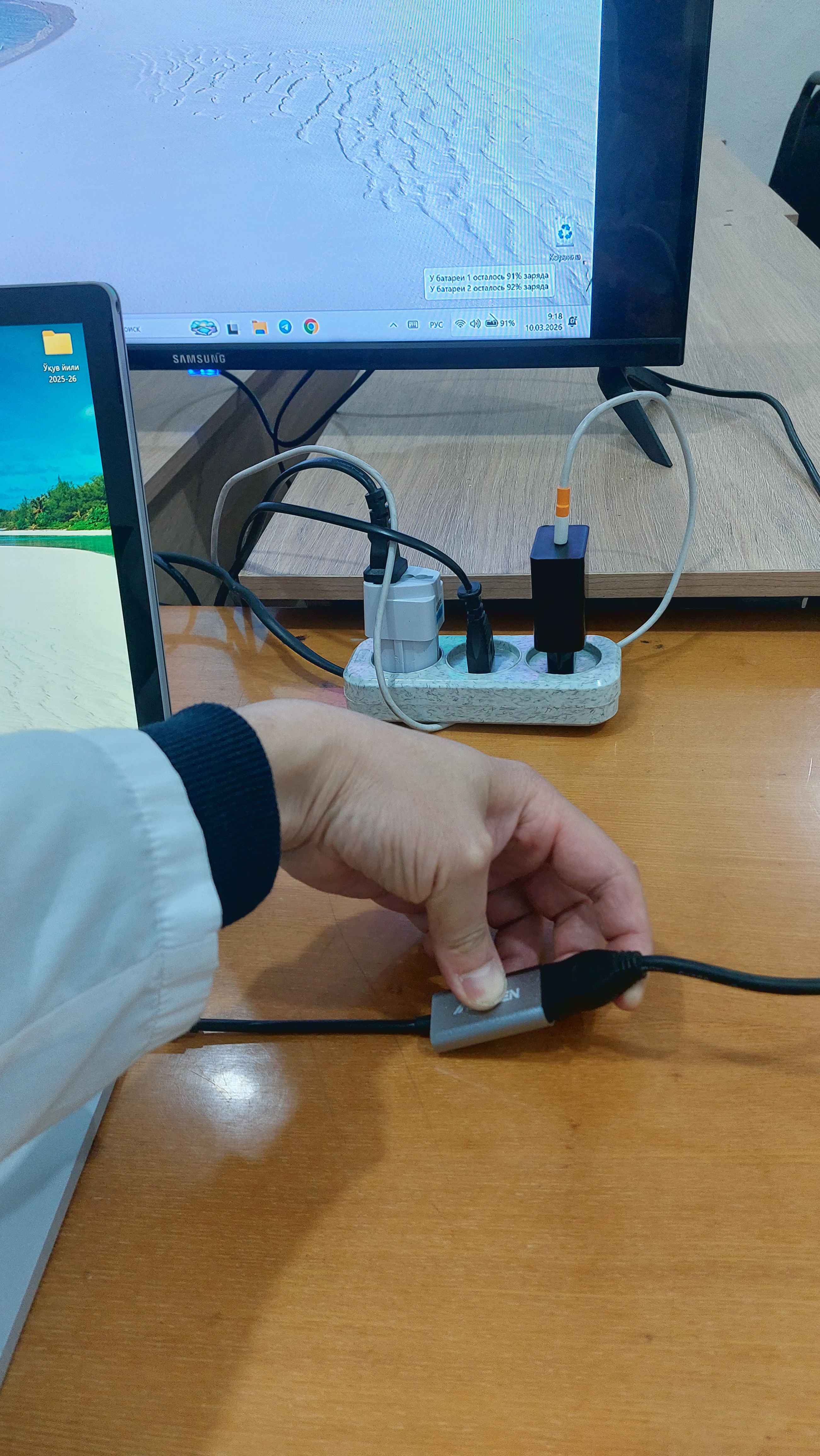 Адаптер с USB Type-C к HDMI, VGA 4K при 60Гц, для ноутбуков, проекторов, планшетов