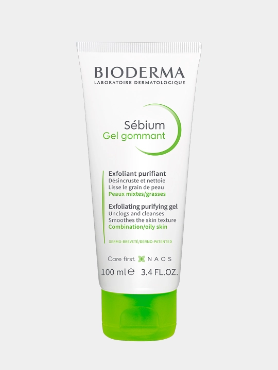 Гель для лица bioderma sebium, отшелушивающий, 100 мл - 