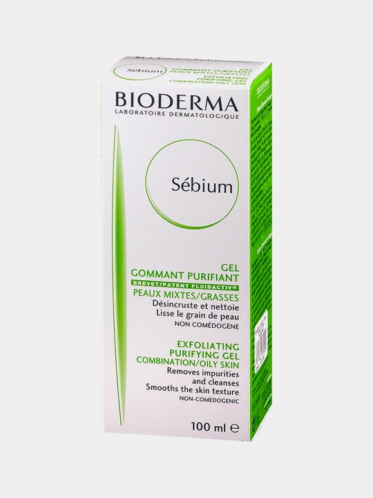 Гель для лица bioderma sebium, отшелушивающий, 100 мл