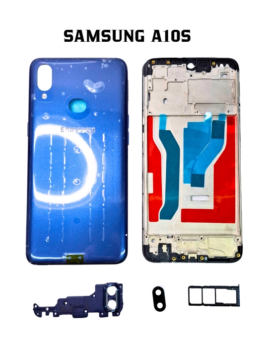 Samsung A10, A10S orqa korpus qopqog‘i + korpus ramkasi, yon tugmalar va SIM-lotok